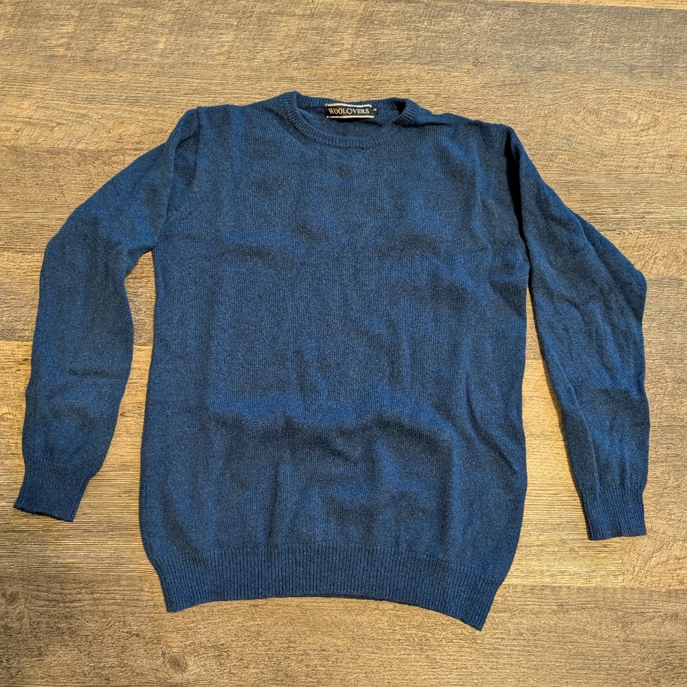 Blue Wool Sweater - Picture 1 of 3